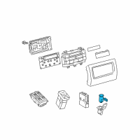 OEM 2014 Lexus GX460 Socket Assembly, Power Outlet Diagram - 85530-60330