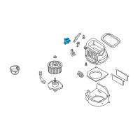 OEM Nissan Altima Air Intake Box Actuator Diagram - 27730-3E100