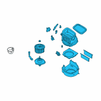 OEM 1998 Nissan Altima Blower Assy-Front Diagram - 27200-9E001