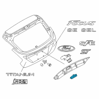 OEM 2015 Ford Focus Lift Gate Switch Diagram - BM5Z-54432A38-A