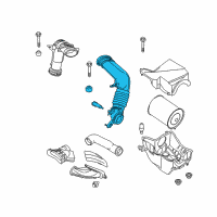 OEM 2016 Lincoln MKC Inlet Tube Diagram - EJ7Z-9B659-A