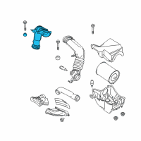 OEM 2017 Lincoln MKC Air Tube Diagram - EJ7Z-9C623-A