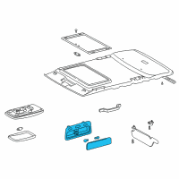 OEM 1998 Toyota Celica Lamp Assembly, Map Diagram - 81260-22170-B0