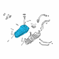 OEM 1996 Nissan Pathfinder Fuel Tank Diagram - 17202-6W100