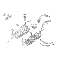 OEM 1994 Infiniti G20 Cap Assembly Filler Diagram - 17251-F9912