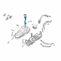 OEM 1999 Nissan Pathfinder Sender Unit Fuel Gauge Diagram - 25060-1W210