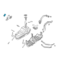 OEM 1998 Nissan Pathfinder Bracket-Fuel Pump Diagram - 17014-31U10