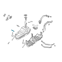 OEM 1996 Nissan Pathfinder Hose-EVAPO Diagram - B2320-AU370