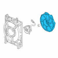 OEM 2020 Acura ILX Fan, Cooling Diagram - 38611-R4H-A01