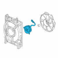 OEM 2015 Acura ILX MOTOR, COOLING FAN Diagram - 38616-R1A-A02