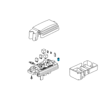 OEM 2005 Buick Rainier Maxi Fuse Diagram - 84082834