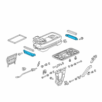 OEM 2010 Honda Odyssey Holder B *G64L* (OLIVE) Diagram - 81192-SHJ-A51ZA