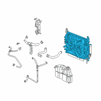 OEM Chrysler 300 Engine Cooling Radiator Diagram - 5175367AA