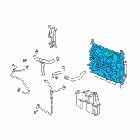 OEM 2006 Dodge Charger Engine Cooling Radiator Diagram - 5175367AA