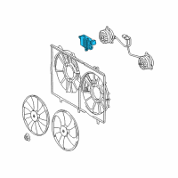 OEM Lexus RX450h Computer, Cooling Fan Diagram - 89257-26020