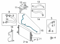 OEM Hyundai Elantra Hose Assembly-Water Diagram - 25450-BY000