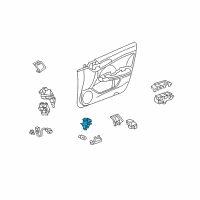 OEM Acura Switch Assembly, Ptg Diagram - 35370-TL4-003