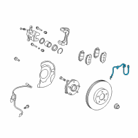 OEM 2011 Scion xB Brake Hose Diagram - 90947-02E33