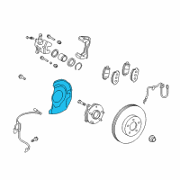 OEM 2013 Scion xB Splash Shield Diagram - 47781-12250