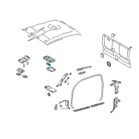 OEM 2005 Toyota Solara Cargo Lamp Bulb Diagram - 90084-81003