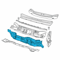 OEM 2022 Jeep Cherokee CROSSMEMBER-Dash Diagram - 68328110AA