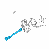 OEM 2015 Nissan Sentra Joint Assy-Steering Column, Lower Diagram - 48080-3DN1A