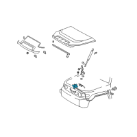 OEM 2008 Toyota FJ Cruiser Latch Diagram - 53510-35240