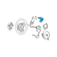 OEM 2008 BMW M5 Mfl Switch, Right Diagram - 61-31-6-968-576