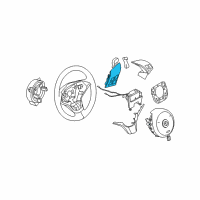 OEM 2007 BMW 525xi Mfl Switch, Left Diagram - 61-31-6-918-496