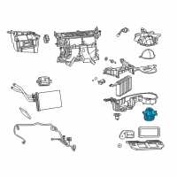 OEM 2016 Dodge Challenger Motor-Blower With Wheel Diagram - 68238029AA