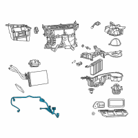 OEM Chrysler Wiring-A/C And Heater Diagram - 68238030AA