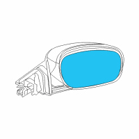 OEM 2006 Dodge Charger Glass-Mirror Replacement Diagram - 5139199AA