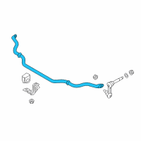 OEM 2017 Infiniti Q70 STABILIZER Assembly Front Diagram - 54610-1MA0A