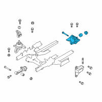 OEM 2011 Kia Sportage Bracket Assembly-TRANSAXLE Diagram - 218303W050