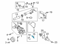 OEM Ford Bronco TUBE ASY - INLET Diagram - ML3Z-8555-B