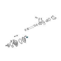 OEM Pontiac Front Panel Stud Diagram - 11609473