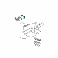 OEM 2008 GMC Envoy Bracket Diagram - 15195378