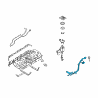 OEM Hyundai Entourage Neck Assembly-Fuel Filler Diagram - 31030-4D500