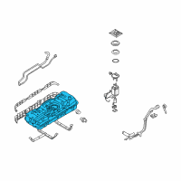 OEM 2007 Hyundai Entourage Tank Assembly-Fuel Diagram - 31150-4D550