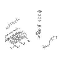 OEM 2008 Hyundai Entourage Regulator-Fuel Pressure Diagram - 31380-4D500