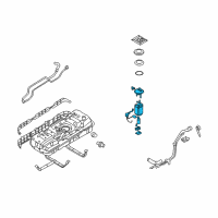 OEM 2007 Hyundai Entourage Fuel Pump & Sender Module Assembly Diagram - 31110-4D500--DS