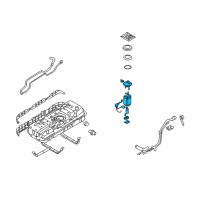 OEM Kia Sedona Fuel Pump & Sender Module Diagram - 311104D500DS