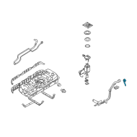 OEM Hyundai Veloster Fuel Filler Cap Assembly Diagram - 31010-3L600