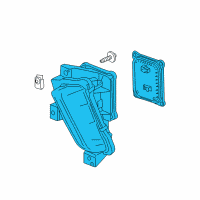 OEM Chevrolet Daytime Run Lamp Diagram - 84341735