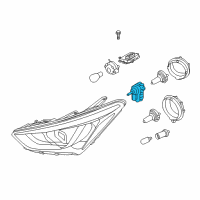 OEM ACTUATOR-Head Lamp Lever Diagram - 921303K000