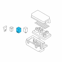 OEM Chevrolet Aveo Flasher Diagram - 96312545