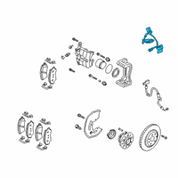 OEM 2020 Kia Stinger Sensor Assembly-Front Abs L Diagram - 59810J5000