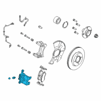 OEM 2018 Ford Fiesta Caliper Diagram - AY1Z-2B121-F