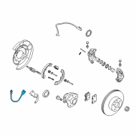 OEM Infiniti Hose Assy-Brake, Rear RH Diagram - 46210-1MM2A