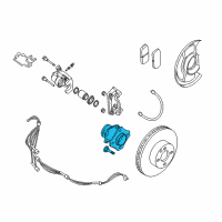 OEM Nissan Sentra Hub Assembly Rear Diagram - 43202-EN000